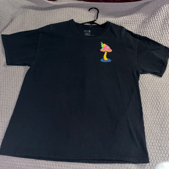 Alab mushroom t-shirt, size large, black - Picture 2 of 5